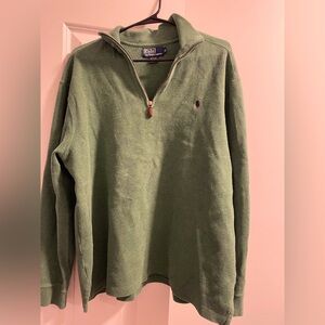 Polo Ralph lauren men’s quarter zip sweater size xl